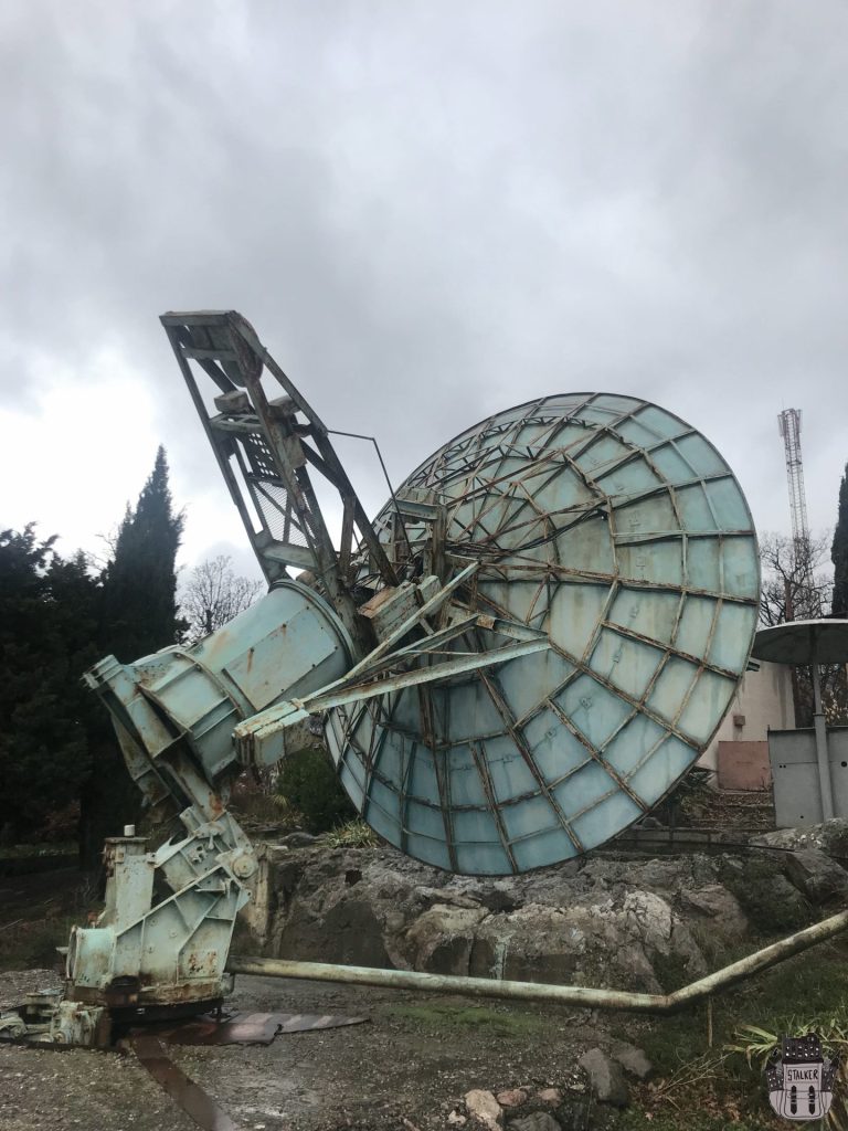 abandoned heliostation in Crimea