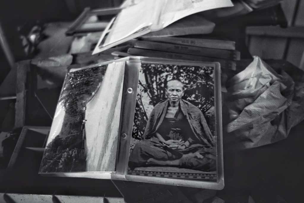 lost photos of monks in abandoned places