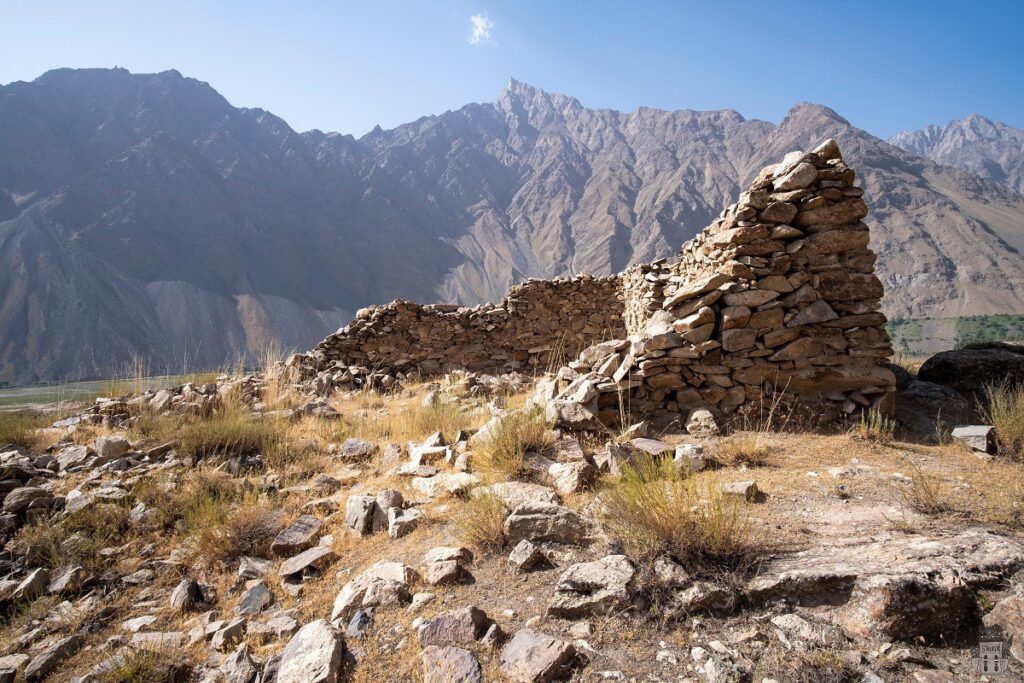 Abandoned house of Nosiri Khusrav in Pamir, Tajikistan