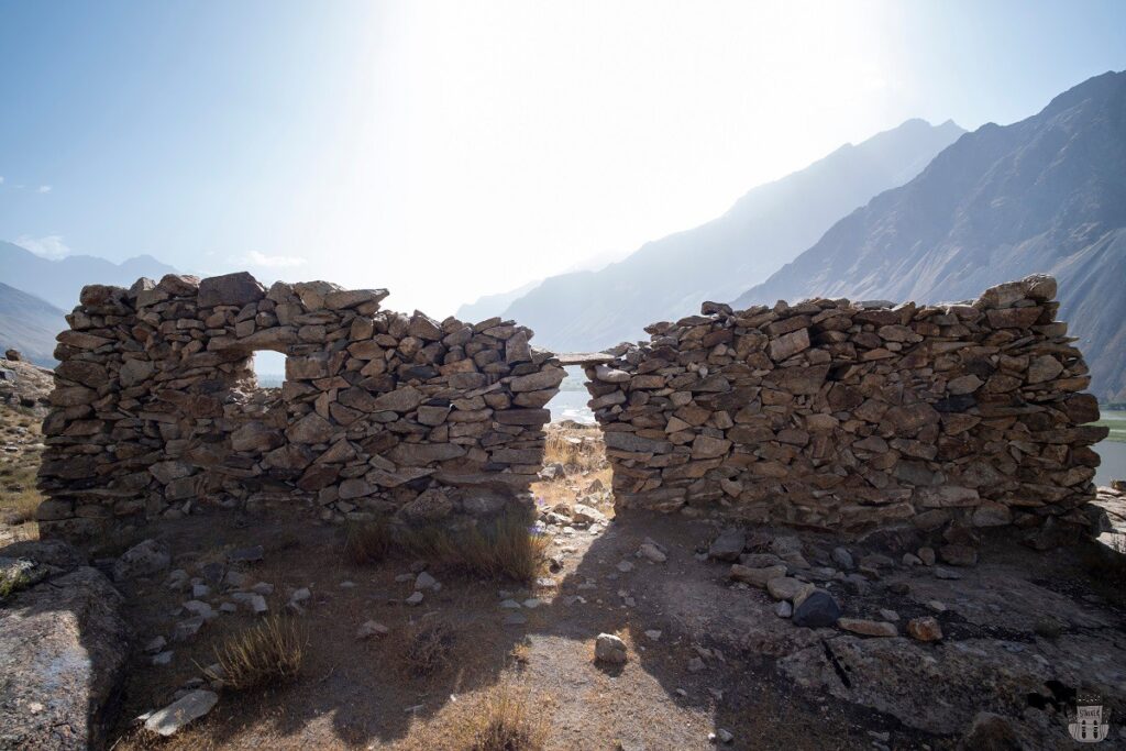 Abandoned house of Nosiri Khusrav in Pamir, Tajikistan