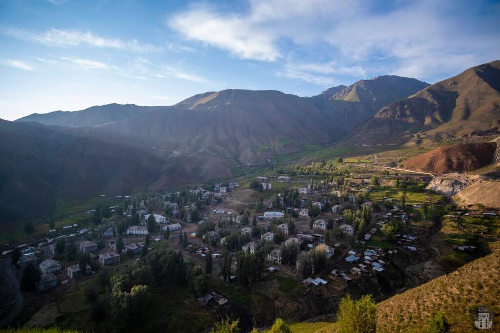 The mountains and the view from the top of Ming-Kush