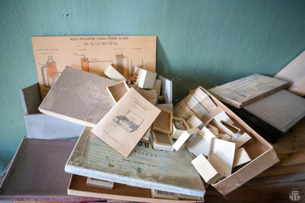 School in the abandoned village of Ming-Kush