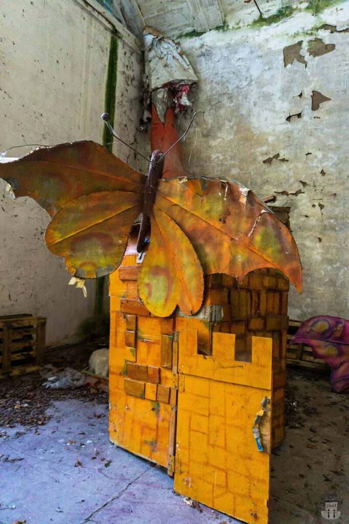 Abandoned carousel factory