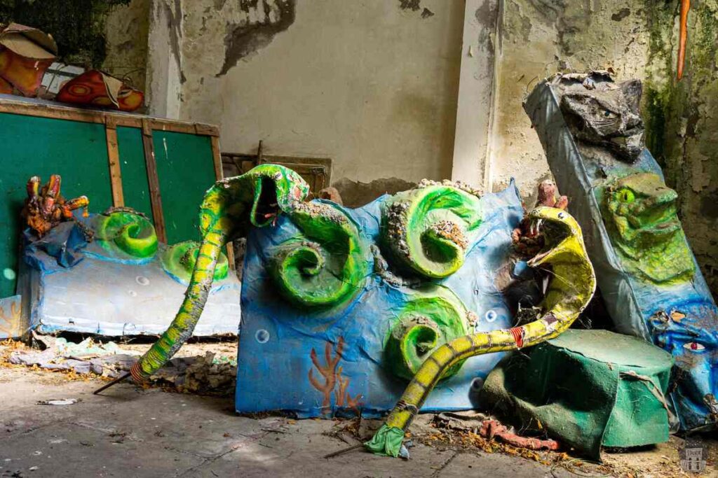 Abandoned carousel factory