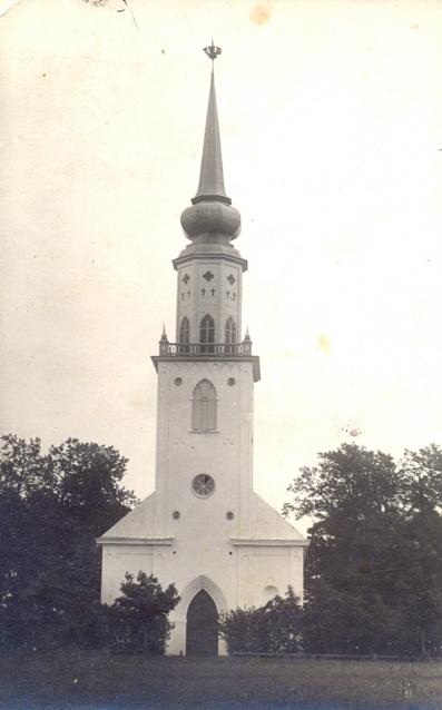 Veckalsnava Lutheran Church in 1930