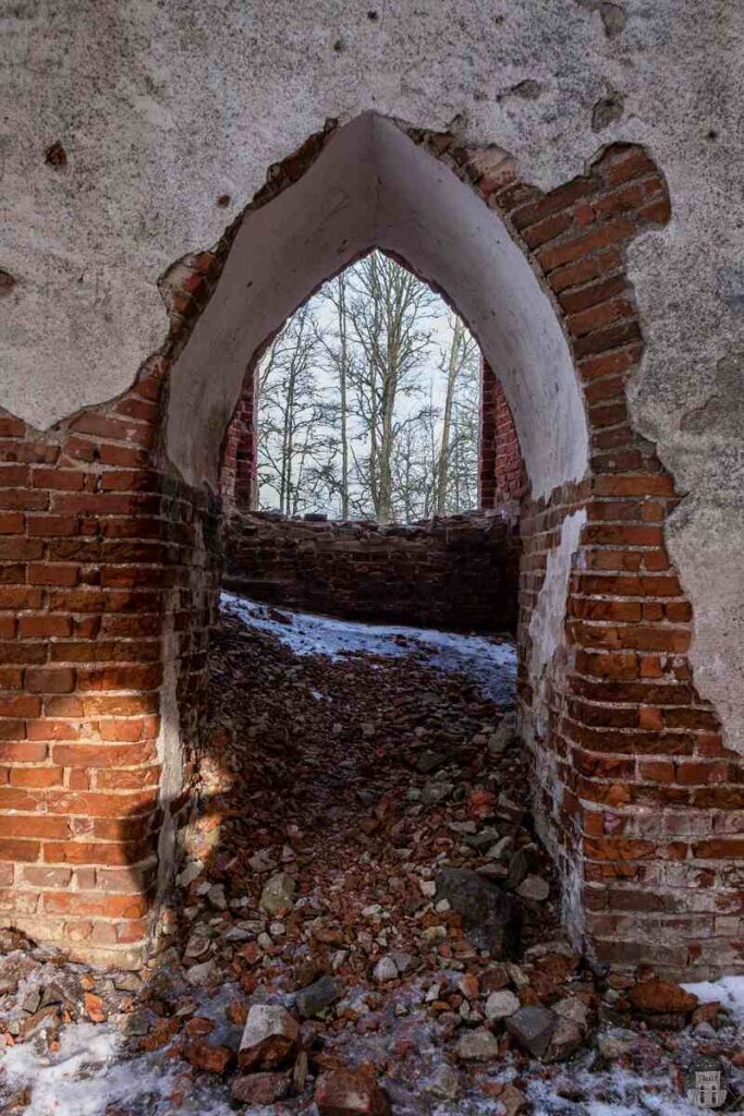 Abandoned Lutheran Church of Veckalsnava in Latvia