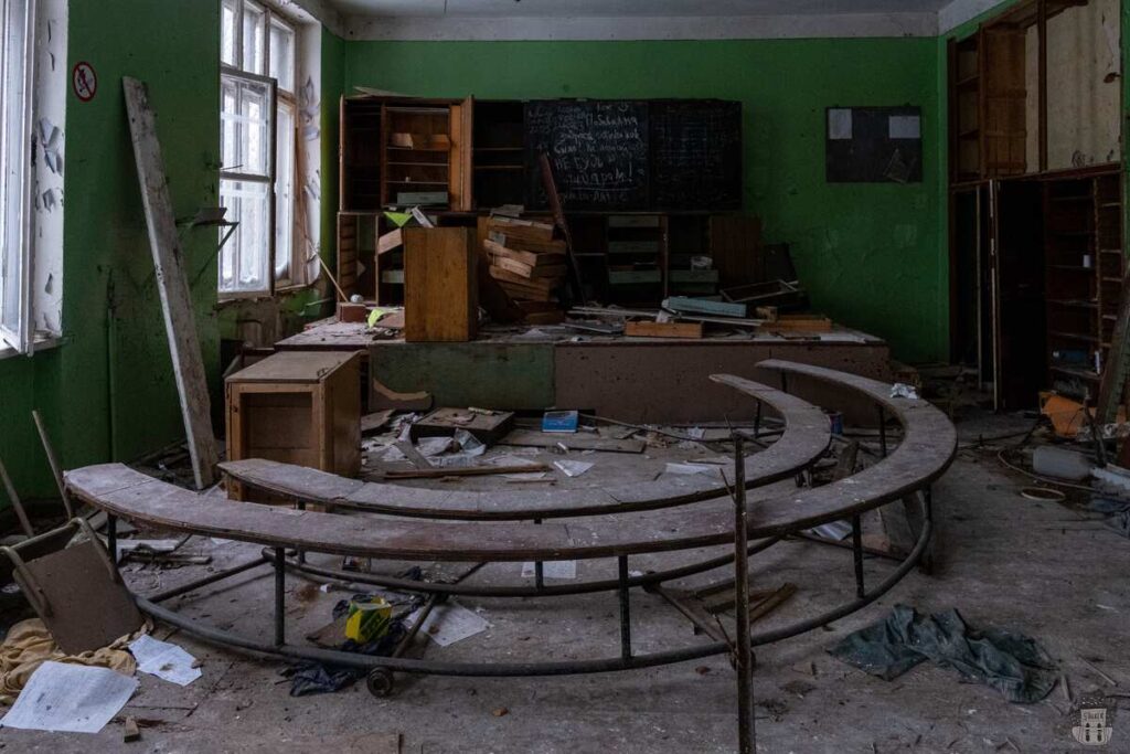 Abandoned School Complex in Daugavpils, Latvia