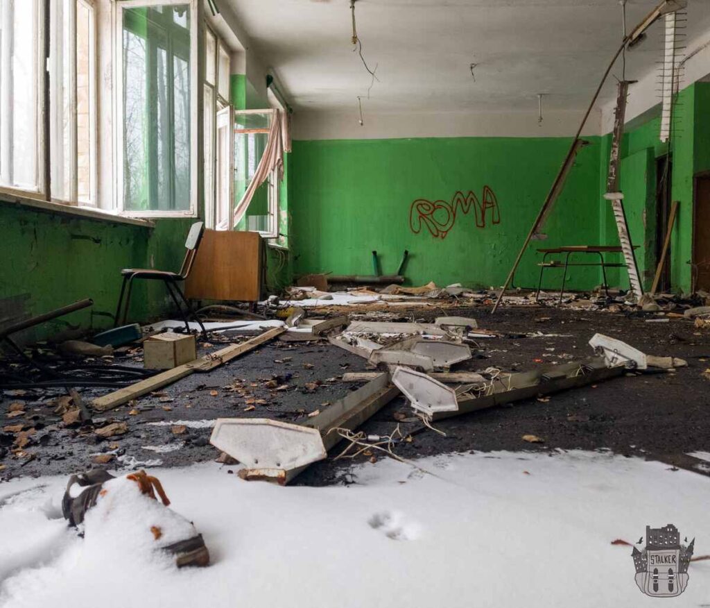 Abandoned School Complex in Daugavpils, Latvia